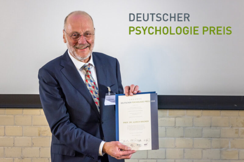 Preisträger Prof. Dr. Ulrich Wagner, Foto: Rolf Schulten